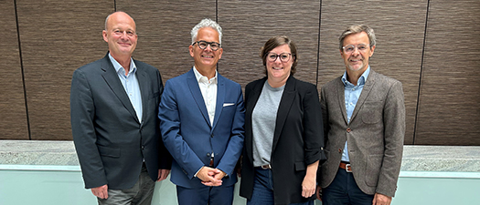 Foto: Gruppenfoto des neuen Vorstands des Bundesverbands der Hörsysteme-Industrie e. V. (BVHI)