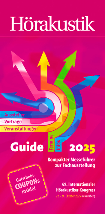 Cover des „Hörakustik GUIDE 2025“