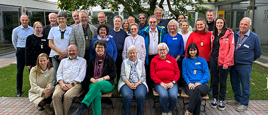 Gruppenfoto von der Mitgliederversammlung des DHVs