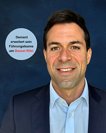 Das Foto zeigt Bassel Rifai, Präsident des Geschäftsbereichs Hörgeräte zu Demant