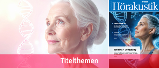 Alte Frau mit DNA